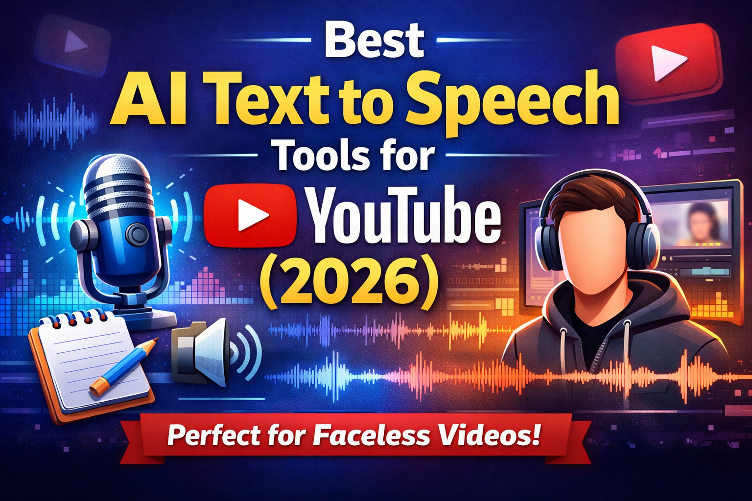 7 Best AI Text to Speech Tools for YouTube (2026) – Faceless Videos ...